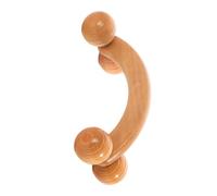 Massaggiatore rulli muscolari, rullo di massaggio delle mani in legno,Rullo di massaggio manuale in legno portatile - Principi meccanici Strumento di massaggio della struttura rulli per schiena,