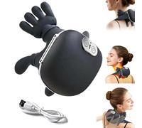 Massaggiatore Schiena E Collo Riscaldato - Design Bionico 4D Mano | Elettrico Massaggiatore Per Spalle Con 2 Modalità Calore | 3 Livelli Massaggio | Ricaricabile E Senza Fili