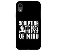 Massaggiatore scolpire il corpo per la pace della mente Custodia per iPhone XR