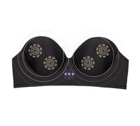 Massaggiatore Seno Elettrico - Dispositivo Portatile Rilassante | Reggiseno Massaggiante Wireless USB con 5 Vibrazioni per Comfort e Sostegno