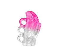 Massaggiatore sensoriale manuale for la salute degli uomini - Aiuta ad alleviare lo stress e supporta la pratica della consapevolezza, realizzato in silicone sicuro for la pelle(Red)