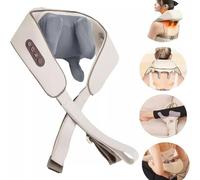 MASSAGGIATORE SHIATSU CERVICALE COLLO GAMBE GLUTEI SCHIENA RICARICABILE FZ-666