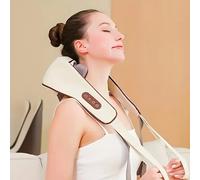 Massaggiatore Shiatsu cervicale collo gambe glutei schiena termico Ricaricabile