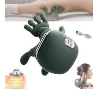 Massaggiatore Shiatsu Collo e Spalle con Calore 40/45°C, 3 Livelli, Ricaricabile USB, Auto-Spegnimento Massaggiatore Cervicale