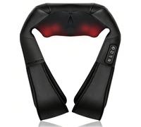 Massaggiatore Shiatsu per collo e schiena Nekteck con calore rilassante, cuscino massaggiante elettrico 3D per tessuti profondi, per alleviare il dolore a spalle, gambe e muscoli del corpo, per uso do