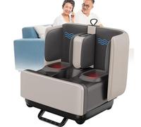 Massaggiatore Shiatsu per piedi con calore, impastamento profondo per alleviare il dolore e la circolazione, include rullo per suola, intensità regolabile