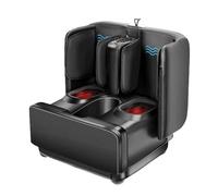 Massaggiatore Shiatsu per piedi e polpacci, con calore, vibrazione, compressione, per muscoli stanchi e fascite plantare, per uso familiare