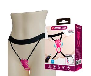Massaggiatore Slip Farfalla Vibrante App Distanza Vibratore Mutandina Sexy Rosa