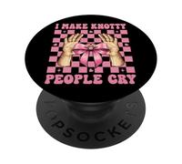 Massaggiatore Terapista Terapia Ragazza Mamma Faccio Piangere Le Persone Annodate PopSockets PopGrip Adesivo