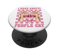 Massaggiatore Terapista Terapia Ragazza Mamma Faccio Piangere Le Persone Annodate PopSockets PopGrip Adesivo
