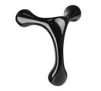Massaggiatore Triangolare Manuale Rulli Neri A Forma Di - Sferette Per Massaggio Spalle Collo Schiena Piede | Strumento Tessuto Profondo | Rullo Portatile Punti Trigger Decontratturant