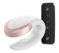 massaggiatore vaginale stimolatore vibratore per coppia satisfyer double love