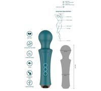 Massaggiatore vibrante anale wand mini vibratore vagina in silicone ricaricabile