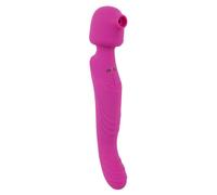 Massaggiatore vibrante wand in silicone vibratore stimolatore vaginale e anale