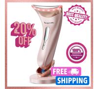 Massaggiatore Viso Antirughe Lifting elettrico Massaggiatore Facciale 45°C rasso
