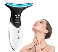 Massaggiatore Viso Collo 4 in 1, Massaggiatore Elettrico Portatile per il Viso, Tonificante Della Pelle, Miglioramento Della Struttura, Massaggio Profondo