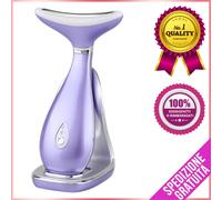 Massaggiatore Viso/Collo Dispositivo per il Ringiovanimento della Pelle Vibrazio