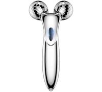 Massaggiatore viso con design a doppia sfera, tecnologia microcorrente, rimozione rughe viso e collo a forma di V, palmare ad energia solare, per massaggio facciale e scolpire