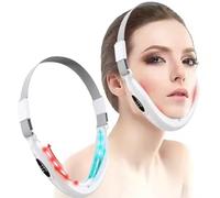 Massaggiatore viso, dispositivo di bellezza per il viso a V, lifting facciale, riduttore elettrico a doppio mento, portatile e ricaricabile, con 8 modalità