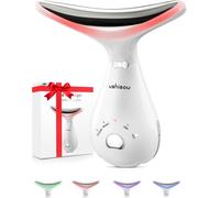 Massaggiatore Viso Elettrico Antirughe Lifting: Face Massager Con 4 LED - 45°C M