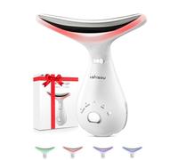 Massaggiatore Viso Elettrico Antirughe Lifting: Face Massager Con 4 LED - 45°C M