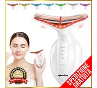 Massaggiatore Viso Elettrico Antirughe Massaggio del viso e collo EMS rassodante
