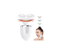 Massaggiatore Viso Elettrico Lifting Antirughe: Dispositivo di Bellezza per il Massaggio del Viso con 3 Modalità LED Luce 45°C EMS - Della Massager Facciale del Collo Skin Rassodante