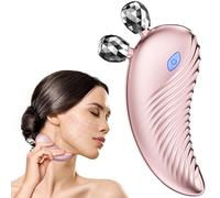 Massaggiatore viso ,Gua Sha Viso Elettrico, 3 in 1 EMS Massaggiatore Viso Lifting, Dispositivo di Bellezza Lifting Viso,Doppio Mento Lifting Strumento Guasha Viso Motorizzato Senza Fili