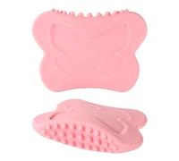 Massaggiatore Viso Lifting Manuale, Strumento Massaggio Drenaggio Viso a Forma Farfalla in Silicone con Istruzioni Uso per Scolpire il Mento Mascella Ridurre l'Edema e Migliorare Circolazione