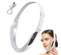 Massaggiatore Viso - Massaggiatore Microcorrente A Forma Di V - Strumenti Di Massaggio Calore Per Raffermare La Pelle Per Donne Viaggio Casa Notte Appuntamento Meditazione Mattina Trucco Festa