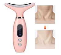 Massaggiatore viso, Massaggiatore viso - Massaggiatore viso multifunzionale - Massaggiatore viso elettrico, dispositivo per stringere il collo, massaggiatore viso e collo, strumento per la cura della