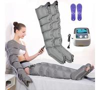 Massaggiatore Widppsopt per drenaggio linfatico, massaggiatore elettrico per gambe a compressione d'aria, allevia il dolore alle gambe con drenaggio linfatico, migliora la circolazione, per