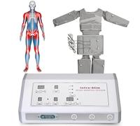 Massaggiatori Dimagranti a Pressione D'aria, Macchina per La Bellezza Del Drenaggio Linfatico, Massaggiatore per Pressoterapia per Tutto Il Corpo, Strumento Di Bellezza Dimagrante per Il Corpo,Silver