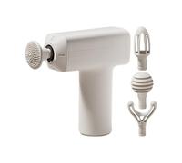 Massaggiatori muscolari profondi, macchina portatile per fascia, massaggiatore muscolare silenzioso ricaricabile con 4 testine per palestra, sport, casa, viaggi, posto di lavoro