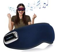Massaggiatori per gli occhi, musica wireless Bluetooth portatile, funzione di raffreddamento a caldo massaggio a vibrazione, batteria ricaricabile