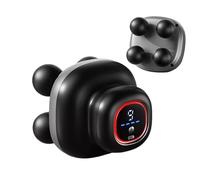 Massaggiatori per il corpo per muscoli, strumento di massaggio per spalle a 4 teste, dispositivo massaggiatore portatile portatile portatile elettrico a 9 livelli di velocità per chiropratica gambe