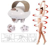 Massaggio 3D Mini Massaggiatore Elettrico Perdita di Peso Shaper Treatmen Rimozione Del Grasso Relax Corpo Rullo Motorizzato Dispositivo Dimagrante Massaggiatore, Marrone