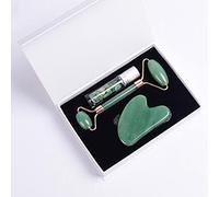 Massaggio a rulli viso di giada Gua Sha Sha SHA STUTTO STUTTO PIETRA PIETRA 3PCS / Set-Scatola set da 3 pezzi