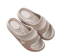 Massaggio agopressione Pantofole,Per Massaggiare I Piedi,Riflessologia,Sollievo Dalla Neuropatia,Artrite,Dolore Plantare Ai Piedi,Pantofole Da Donna(Size:EU 37/38,Color:Colore albicocca)