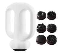 Massaggio alla fascia, 5,31x7.48x3.15 pollici Strumento di rilassamento 'addome portatile con 9 velocità per profondi, cosce per cosce per spalle del collo, per il lavoro di lavoro d