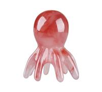 Massaggio alla testa 4 in 1 pettine per massaggiare il cuoio capelluto meridiano Resina per cuoio capelluto massaggia il pettine per sbloccare lo strumento per massaggiare il naso
