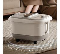 Massaggio con Bolle，Massaggiatore per pediluvio doppio，Foot Spa，Massaggiatore Piedi，Per Piedi Funzioni Idrobolle, Raggi Infrarossi, Calore，con Massaggio Vibrante Rilassante