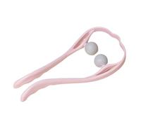Massaggio del collo e delle spalle, massaggiatore del collo - Massaggiatore del collo portatile - Rullo del collo del massaggiatore muscolare manuale, strumento per la palla da massaggio con punto di