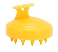 Massaggio del cuoio capelluto, guscio spesso, funzionamento manuale, setole morbide in silicone, spazzola per massaggio del cuoio capelluto per capelli corti