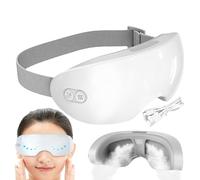 Massaggio Eye Cover, Electric Heating Masque, 6,77 x 2,99 in Silent Steam Compress Gadget, Cooling Relaxation for Night Use, Birthday Gift, Airplane Comfort, Insomnia, Travel