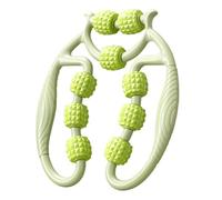 Massaggio Gambe, Massaggiatore Anticellulite, Rullo Anticellulite Massager, Rullo Massaggio Muscolare Gambe per Massaggiare i Muscoli Profondi, Rullo Massaggiante per Cellulite,9 Ruote-Verde
