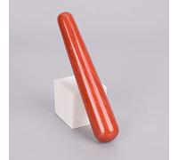 Massaggio in pietra naturale Penna al quarzo in cristallo Gua Sha Yoni Bacchetta Strumento di bellezza 110 mm, opalite decorazione della stanza (Color : Red Jasper)