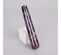 Massaggio in pietra naturale Penna al quarzo in cristallo Gua Sha Yoni Bacchetta Strumento di bellezza 110 mm, opalite raccolta domiciliare (Color : Amethyst)