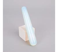 Massaggio in pietra naturale Penna al quarzo in cristallo Gua Sha Yoni Bacchetta Strumento di bellezza 110 mm, opalite decorazione della stanza (Color : Opalite)