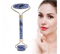 Massaggio Jade Roller Anti-Aging Face Bestfor Dark Cerchi e Puffines Neck Anti-Age Face Eye Massager Collo(Blu)